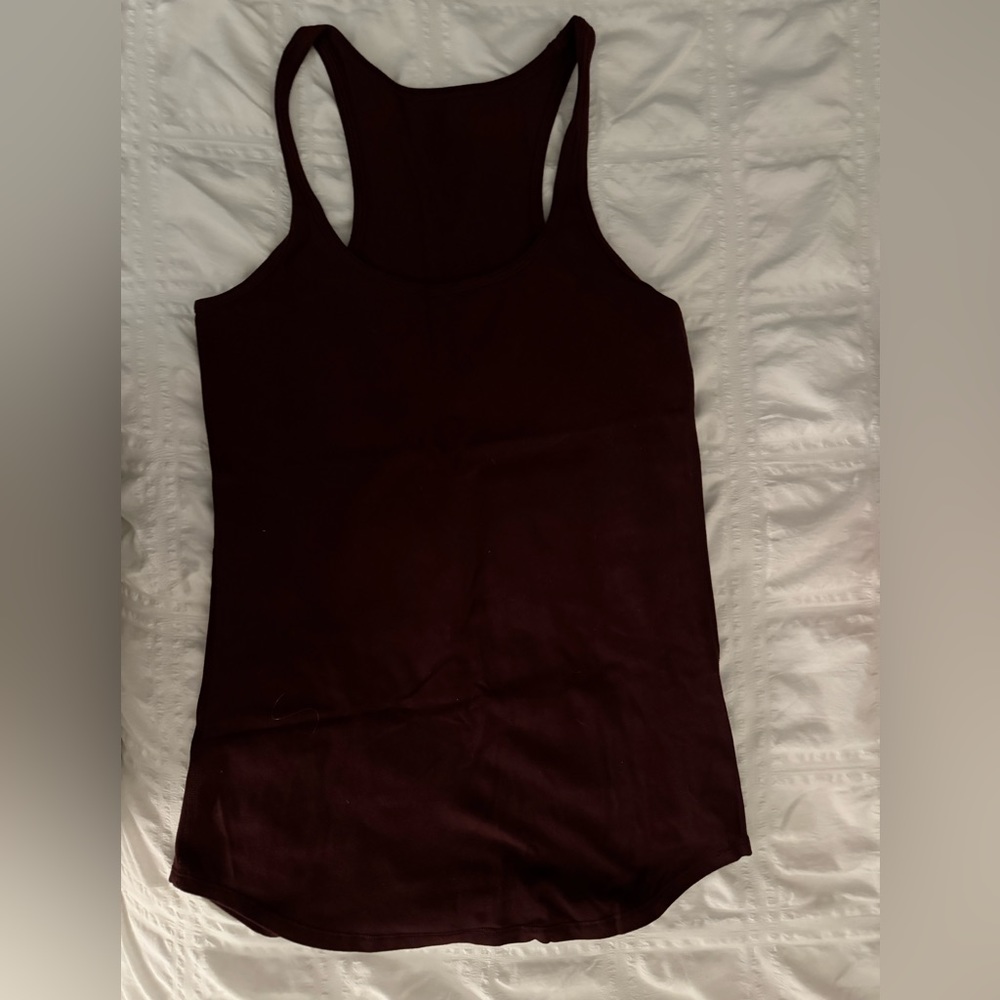 MAROON LULULEMON RACER BACK TANK
